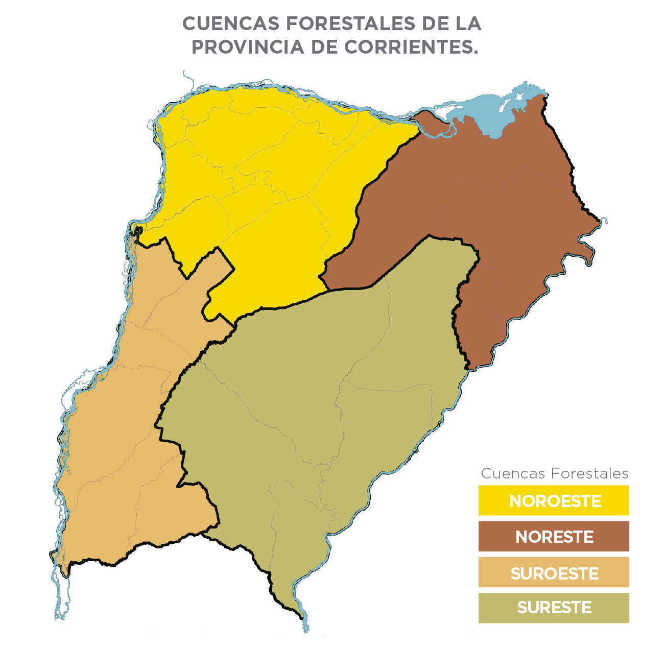 Cuencas Forestales de la Provincia de Corrientes